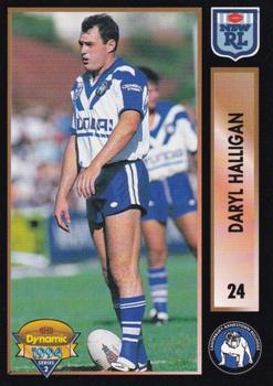 1994 Dynamic Rugby League Series 2 #24 Daryl Halligan Front